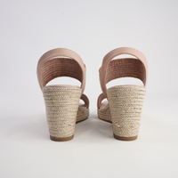 Pivey Coffee/ Natural Rope Espadrille Wedges