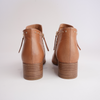 Anthea Brandy Leather Ankle Boots