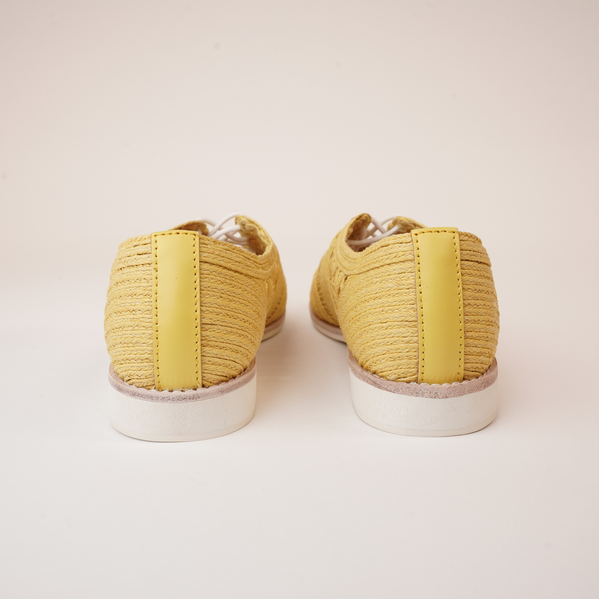 Derby Open Weave Sunshine Lace Up Flats - ROLLIE | Shouz