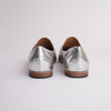 Ulani Silver Nude Leather Loafers