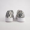 Nenna Zebra Leather/ Gold Jewels Leather Sneakers