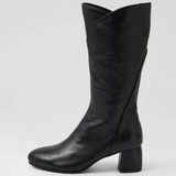 Filmore Black Leather Calf Boots - DJANGO AND JULIETTE | Shouz