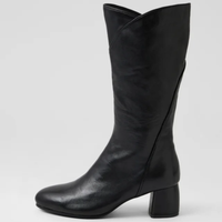 Filmore Black Leather Calf Boots - DJANGO AND JULIETTE | Shouz