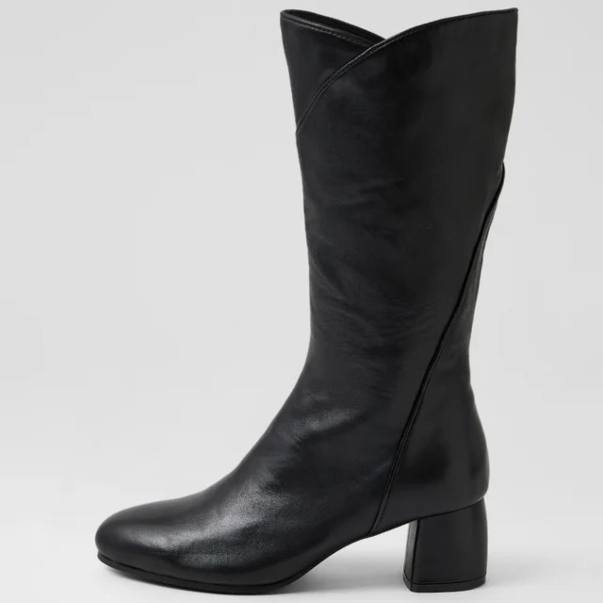 Filmore Black Leather Calf Boots - DJANGO AND JULIETTE | Shouz
