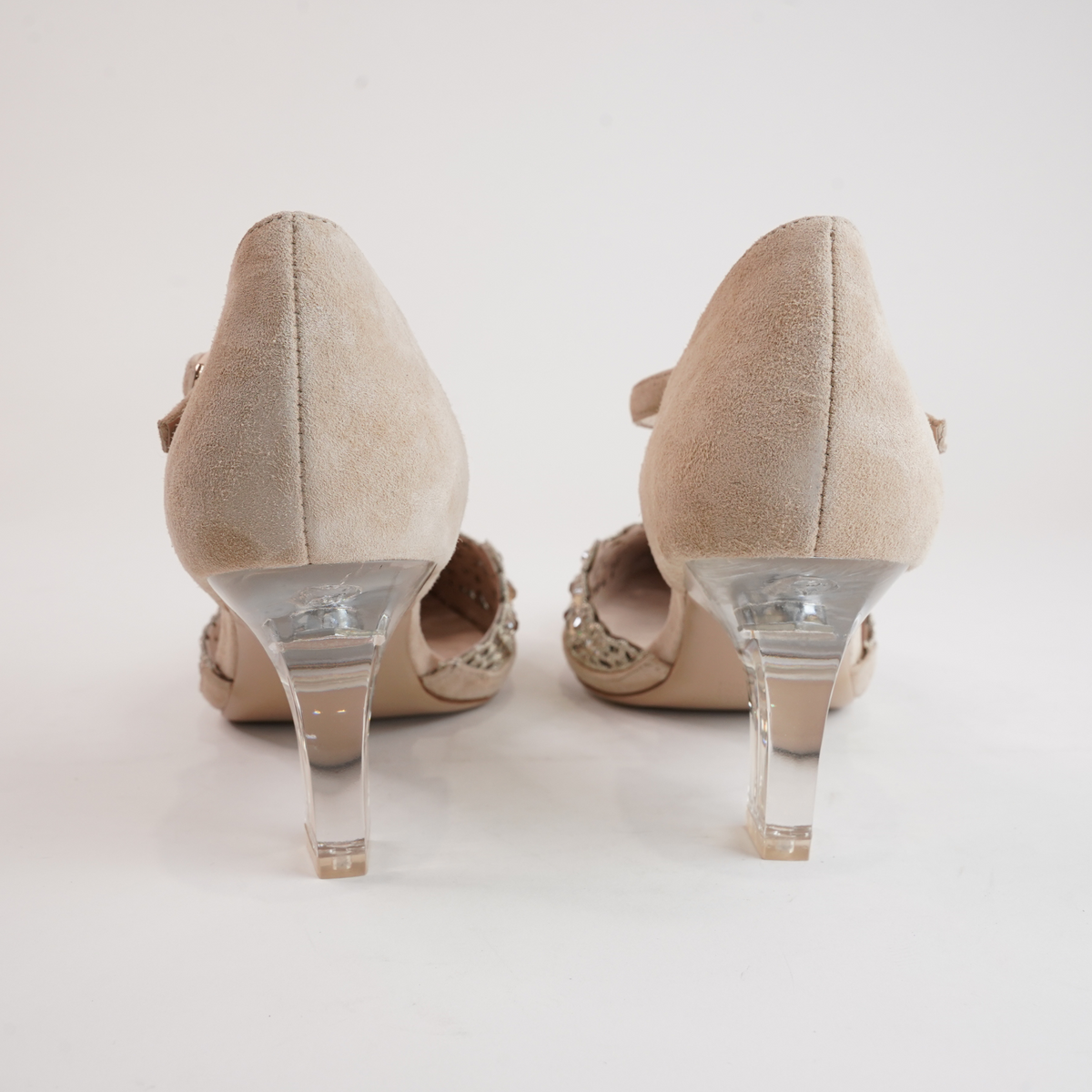 Krama Latte Leather Heels - DJANGO AND JULIETTE | Shouz