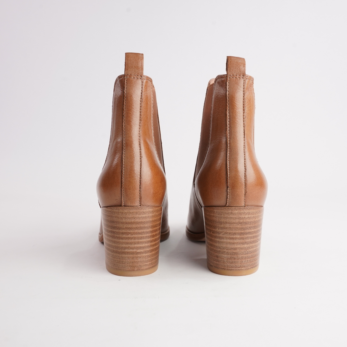 Zubia Tan/ Natural Leather Ankle Boots - DJANGO AND JULIETTE | Shouz