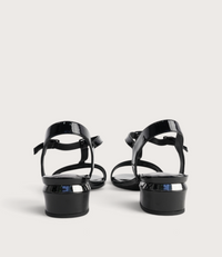 Taner Black Patent Leather Heels
