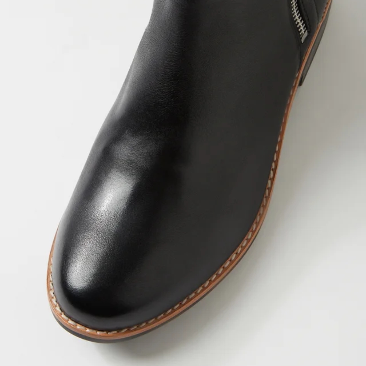 Lomar Black Leather/ Black Sole Calf Boots - DJANGO AND JULIETTE | Shouz