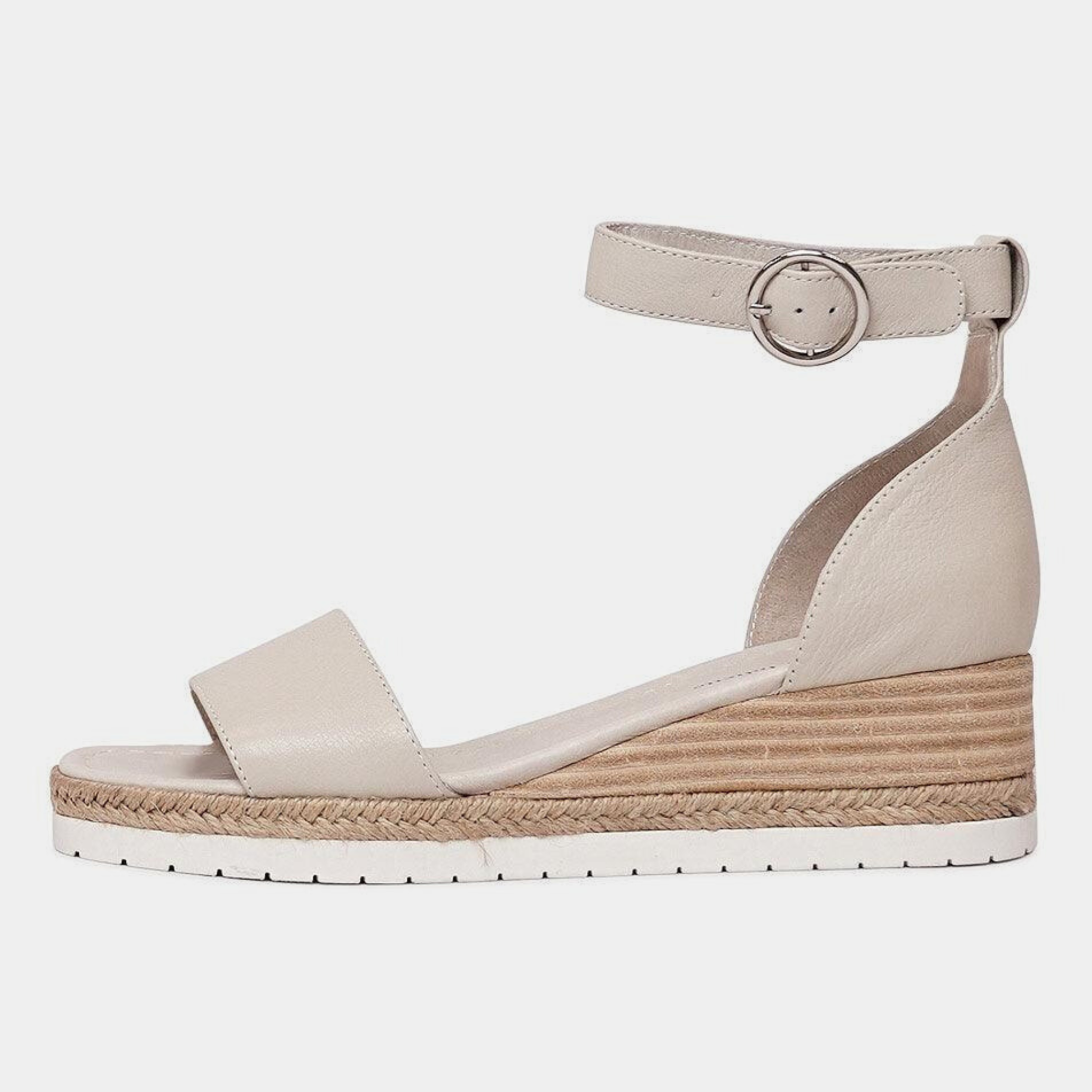 Idola Almond Leather Wedges - DJANGO AND JULIETTE | Shouz