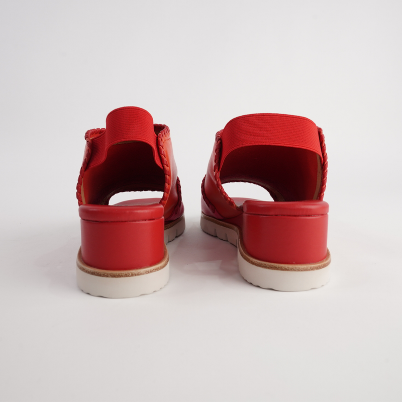 Sigma Carmin Rose/ Grenedine Leather Sandals