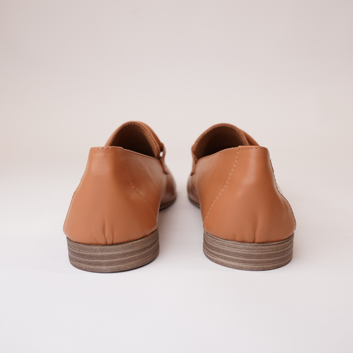 Joanne Coconut Leather Loafers - SALA | Shouz