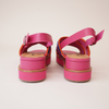 Drum Fuchsia Multi Leather Sandals