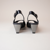 Raite Navy Patent Leather Wedges