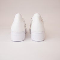 Js-4423 White/ Multi Leather Sneakers