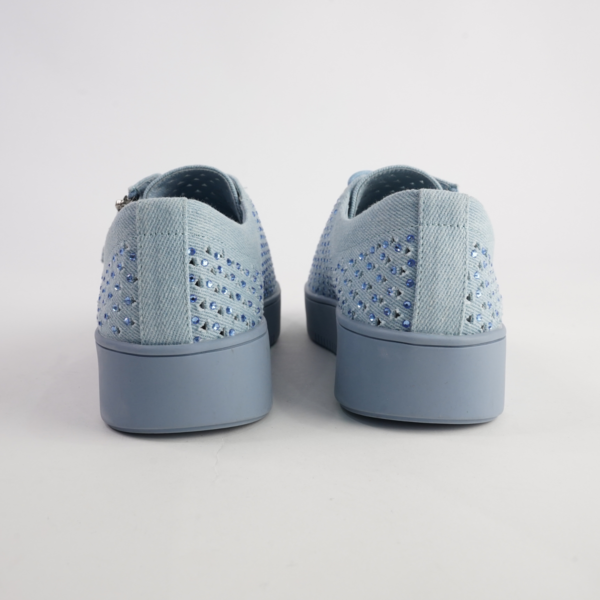 Lisbett Light Denim/ Denim Jewels Sneakers - DJANGO AND JULIETTE | Shouz