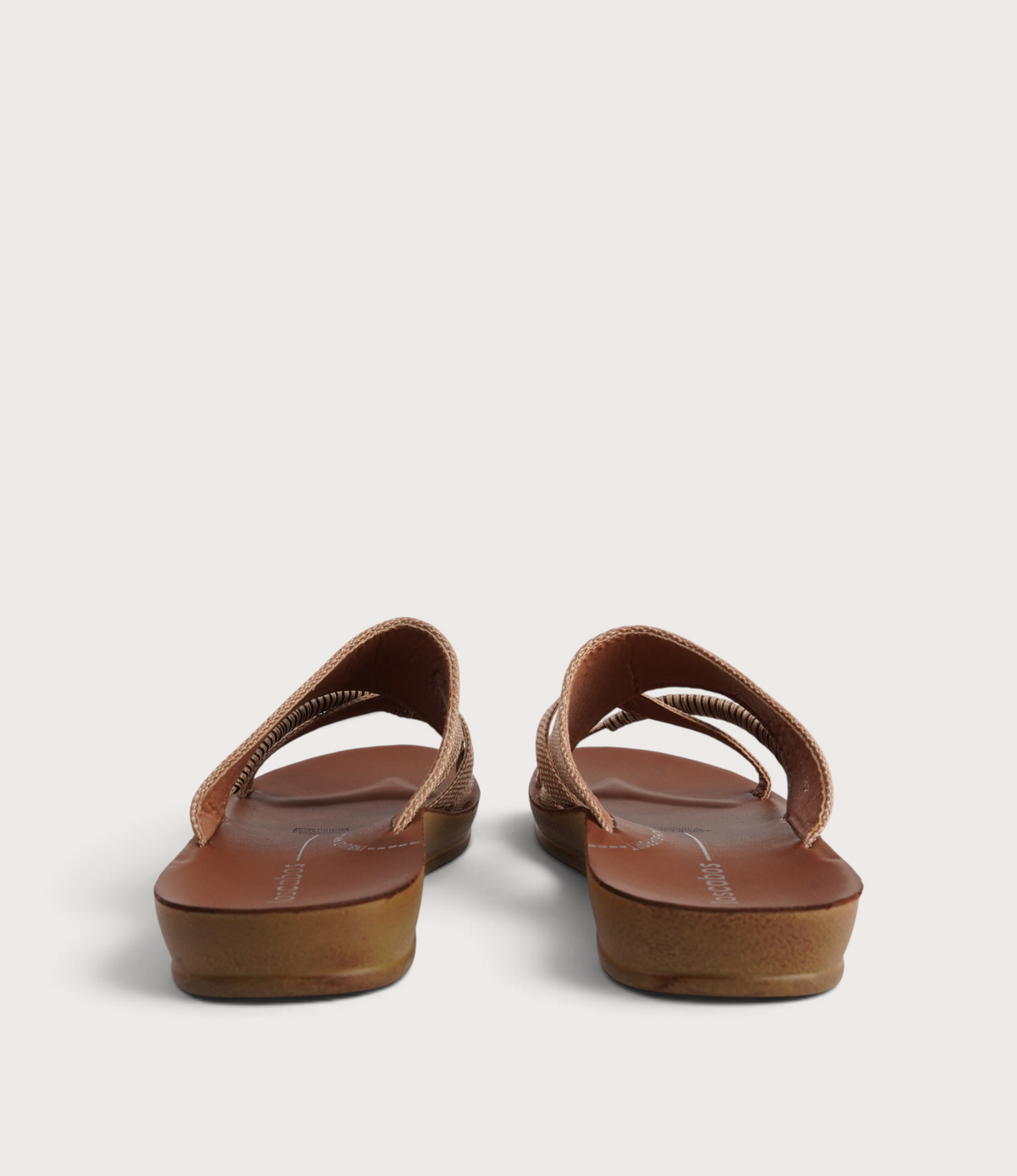 Bride Caramel Raffia Slides