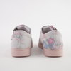 Jelorias Pastel Floral/ Pink Sole Leather Sneakers