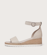 Idola Almond Leather Wedges
