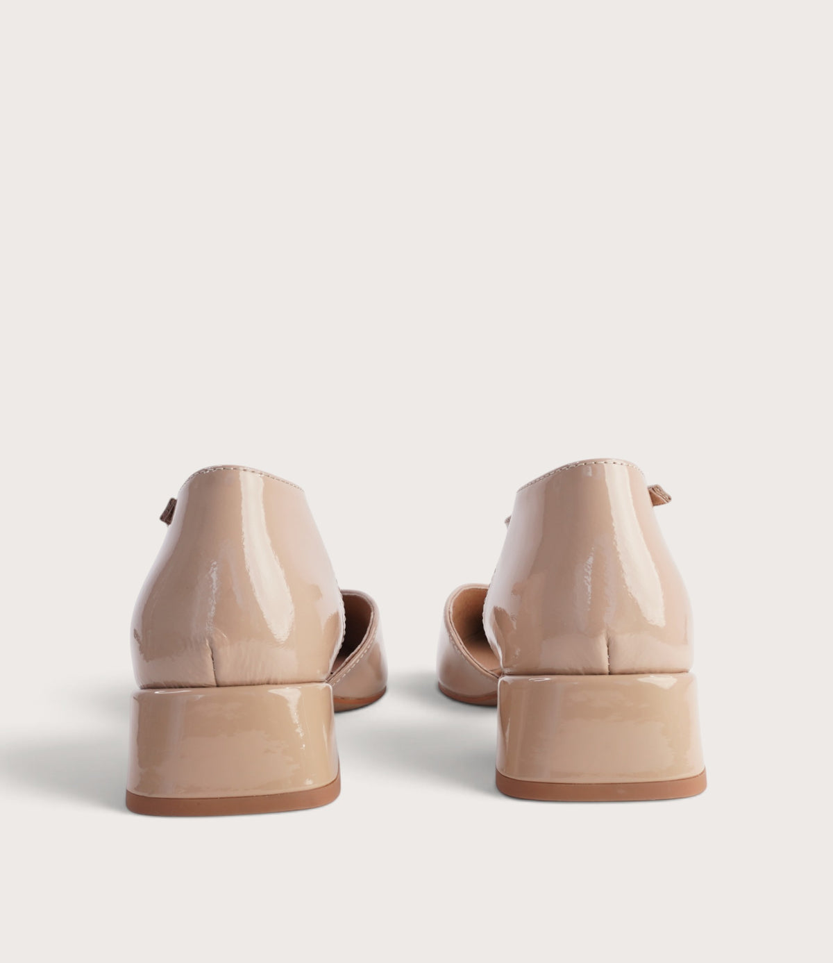 Munich Caramel Patent Leather Flats