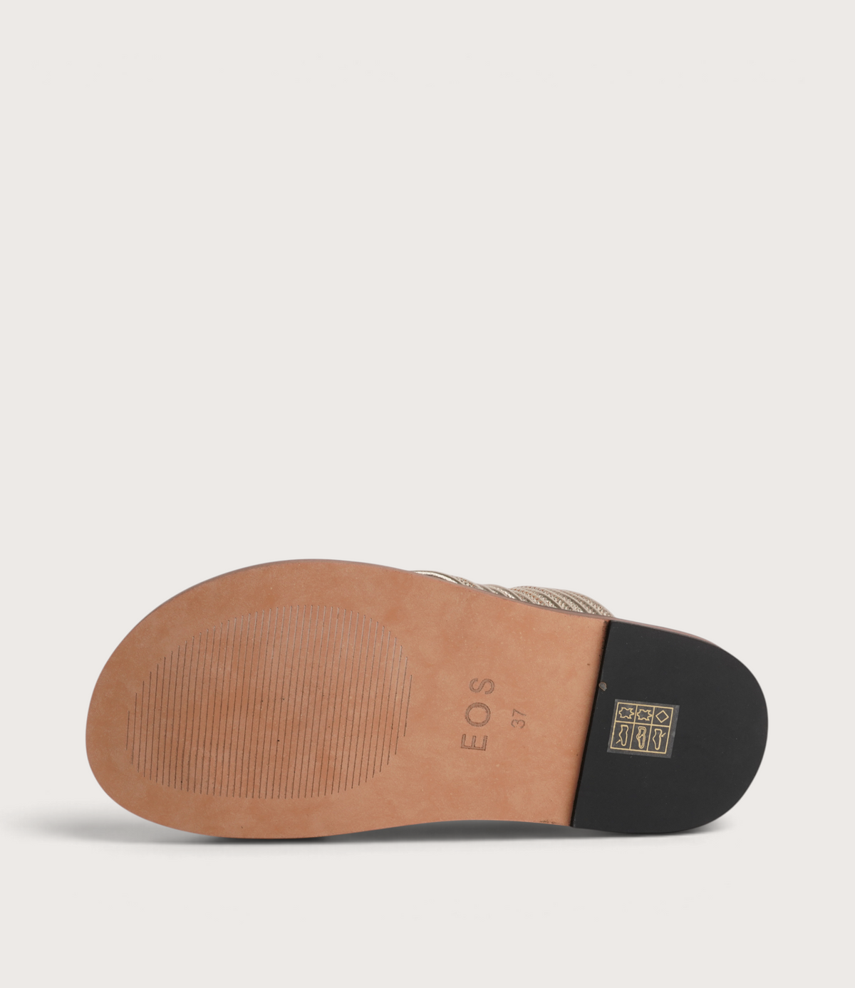 Carmelle Soft Gold Leather Sandals