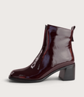 Earth Shiraz Patent Leather Ankle Boots