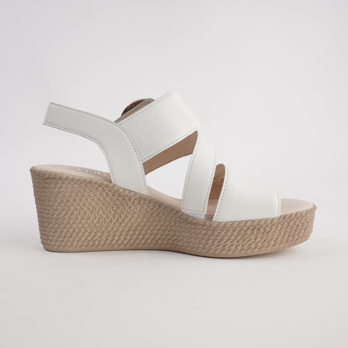 Thelma Latte Leather Wedges - GABOR | Shouz