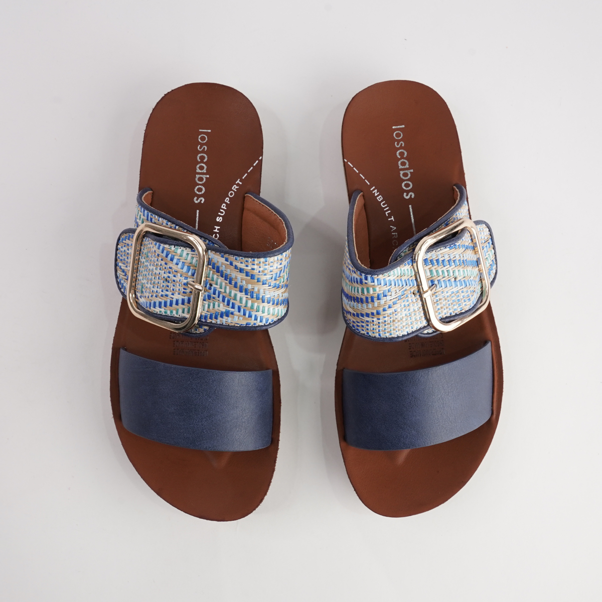 Doti Navy Multi Slides - LOS CABOS | Shouz
