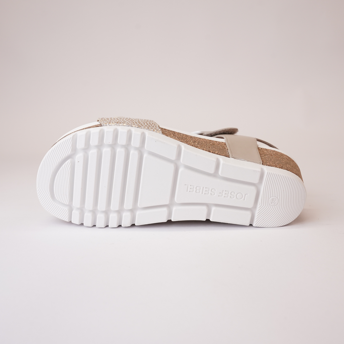 Quinn 02 Crema Kombi Leather Sandals - JOSEF SEIBEL | Shouz