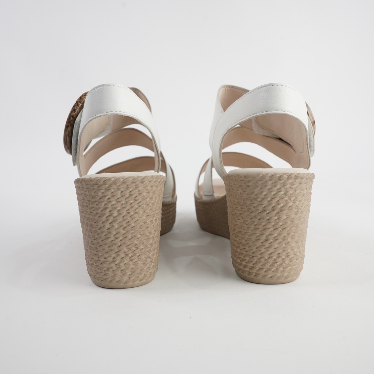 Thelma Latte Leather Wedges - GABOR | Shouz