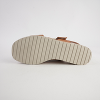 Innes Dark Tan Leather Sandals