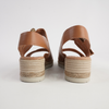 Innes Dark Tan Leather Sandals