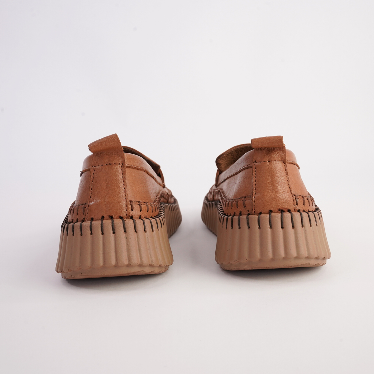 Venice Coconut Leather Loafers - SALA | Shouz