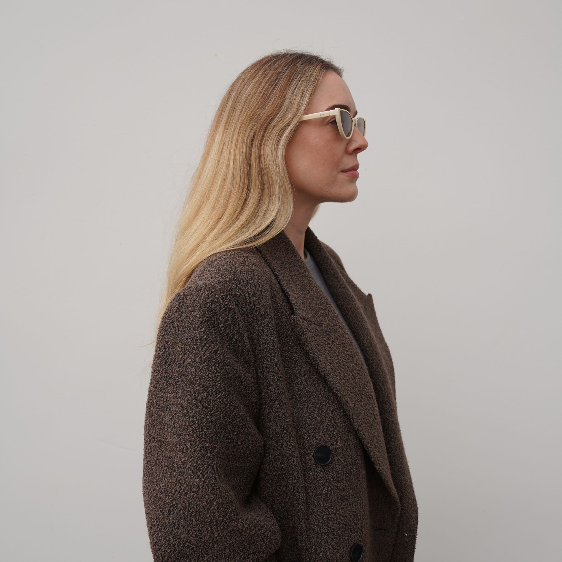 Giselle Ecru Sunglasses