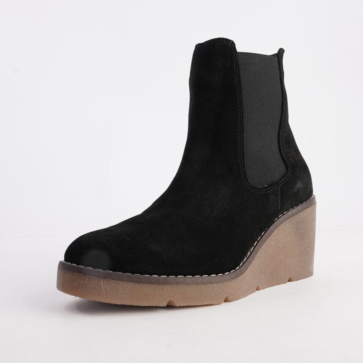 Glory Black Nubuck Ankle Boots - SALA | Shouz
