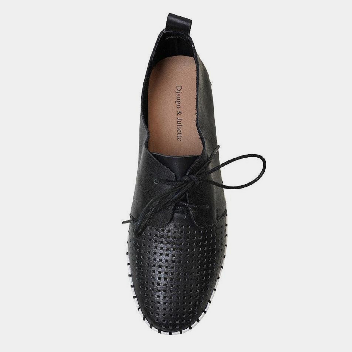 Huston Black Leather Sneakers - DJANGO AND JULIETTE | Shouz