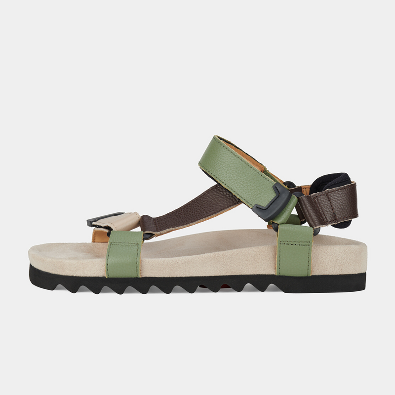 Sandal Tooth Wedge Trail Leather Sandals