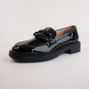 Ishie Black Patent Leather Loafers