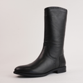 Garda Black Leather Boots