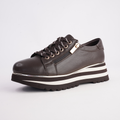 Eammes Choc/Milk Leather Sneakers