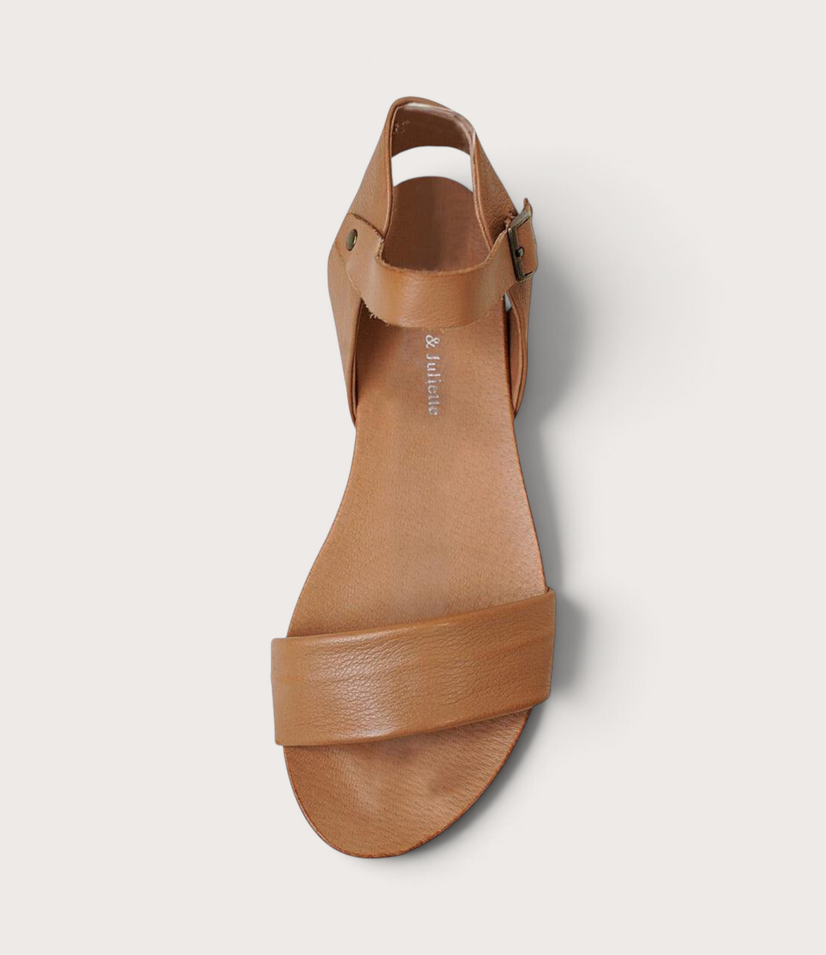 Jinnit Tan Leather Sandals