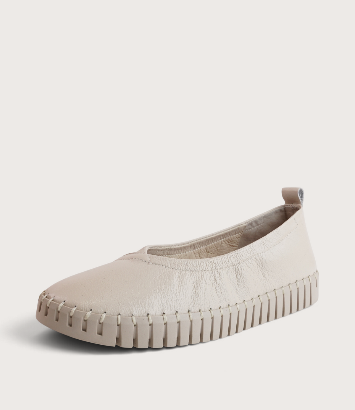 Heaton Milk/ Milk Ballet Flats