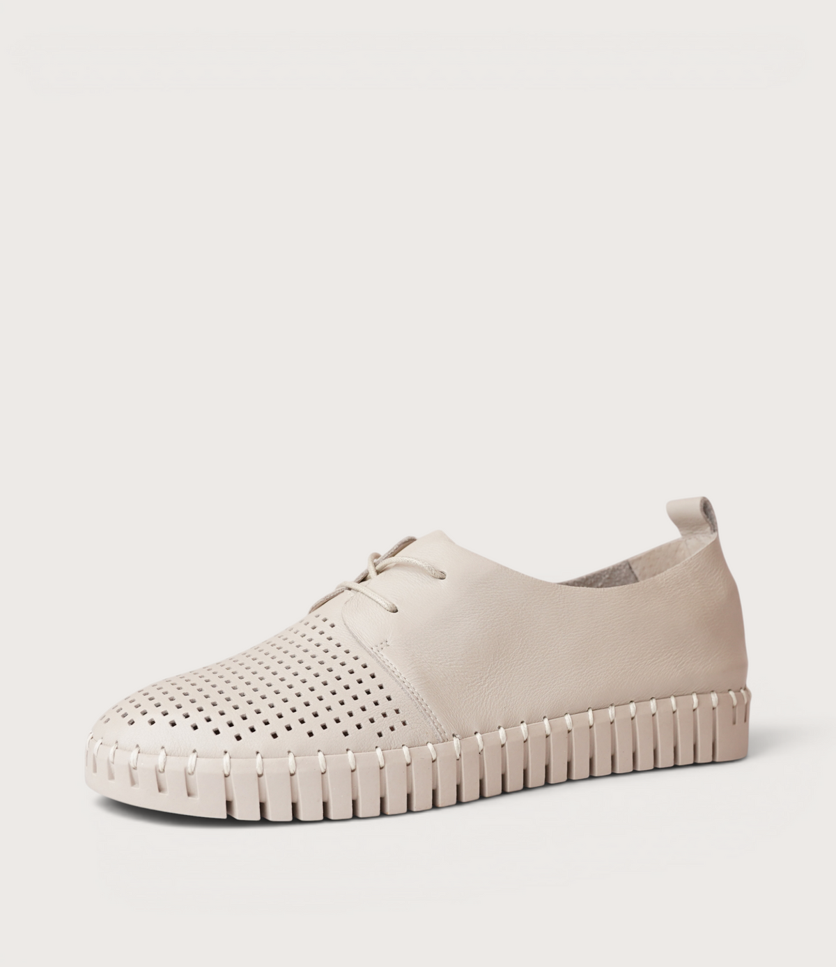 Huston Almond/ Almond Sole Leather Sneakers