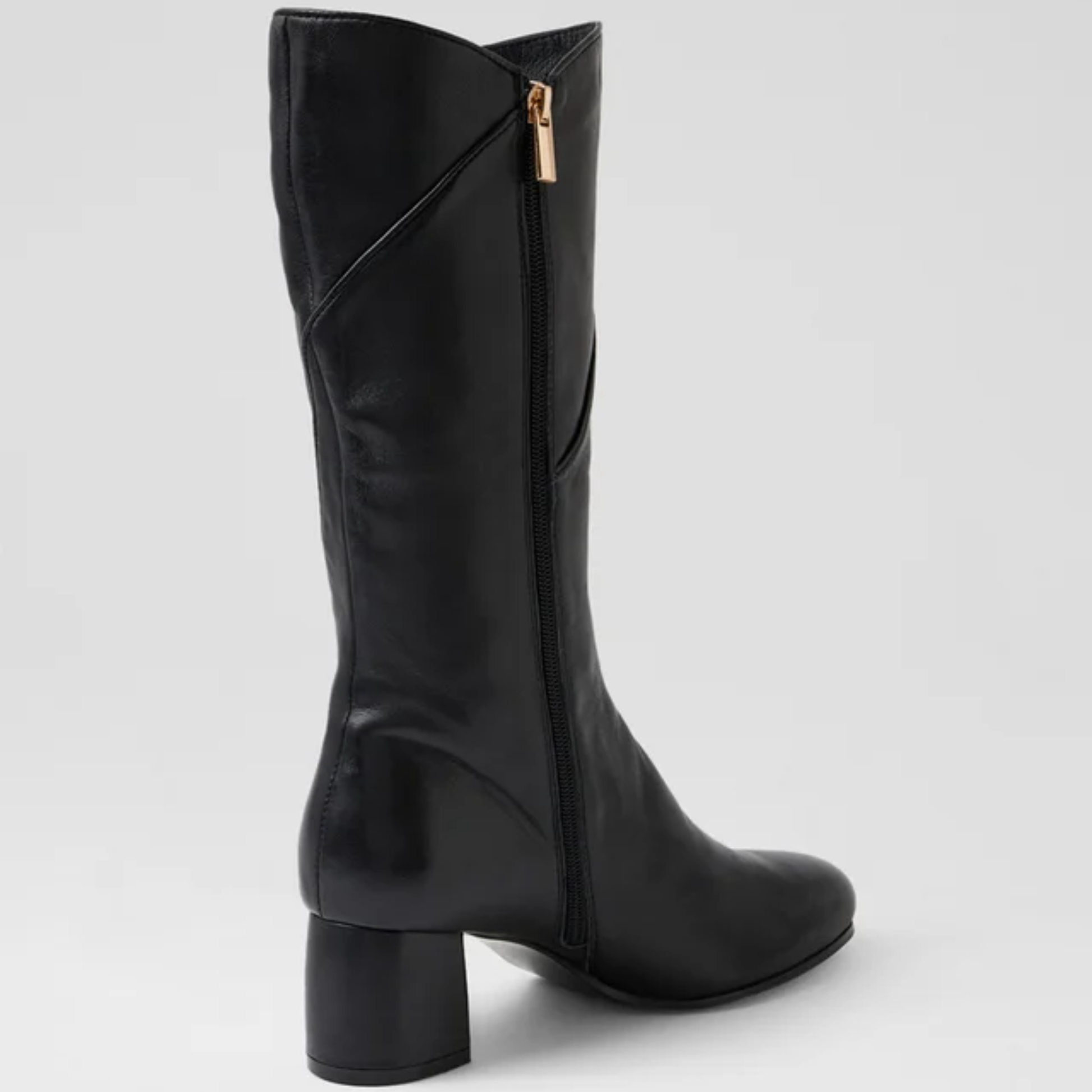 Filmore Black Leather Calf Boots - DJANGO AND JULIETTE | Shouz