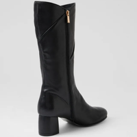 Filmore Black Leather Calf Boots - DJANGO AND JULIETTE | Shouz