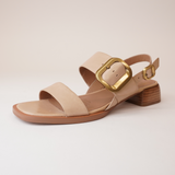 Tegean Tan Leather Heels