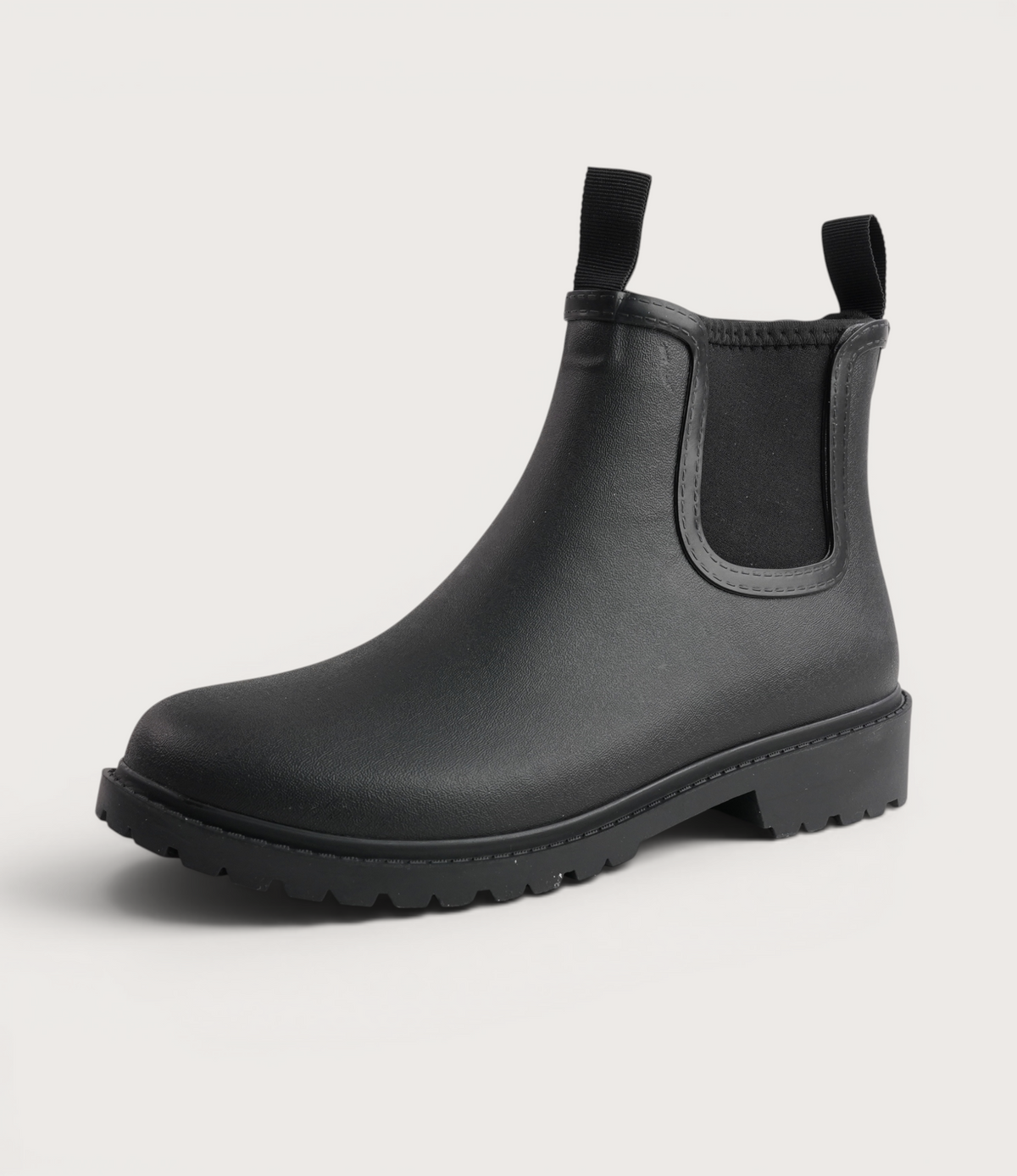 Splashy Black/ Black Gumboots