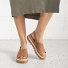 Sasi Tan Leather Sandals