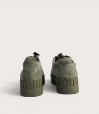 Bump Khaki Suede/ Khaki Sole Sneakers