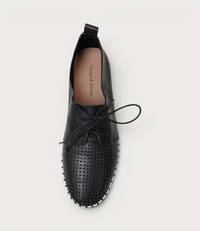 Huston Black Leather Sneakers