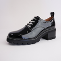 Daya Black Patent Leather Brogues